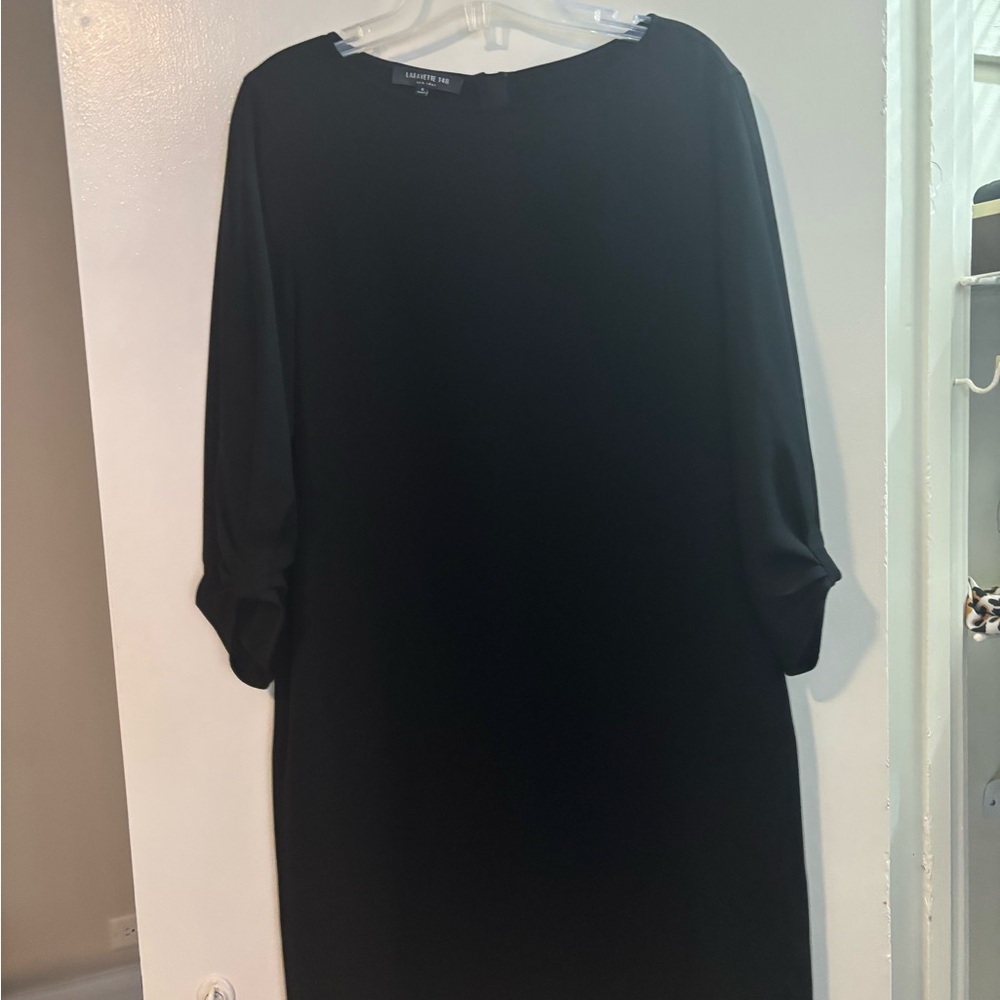 Lafayette 148 New York Black Long Sleeve Dress